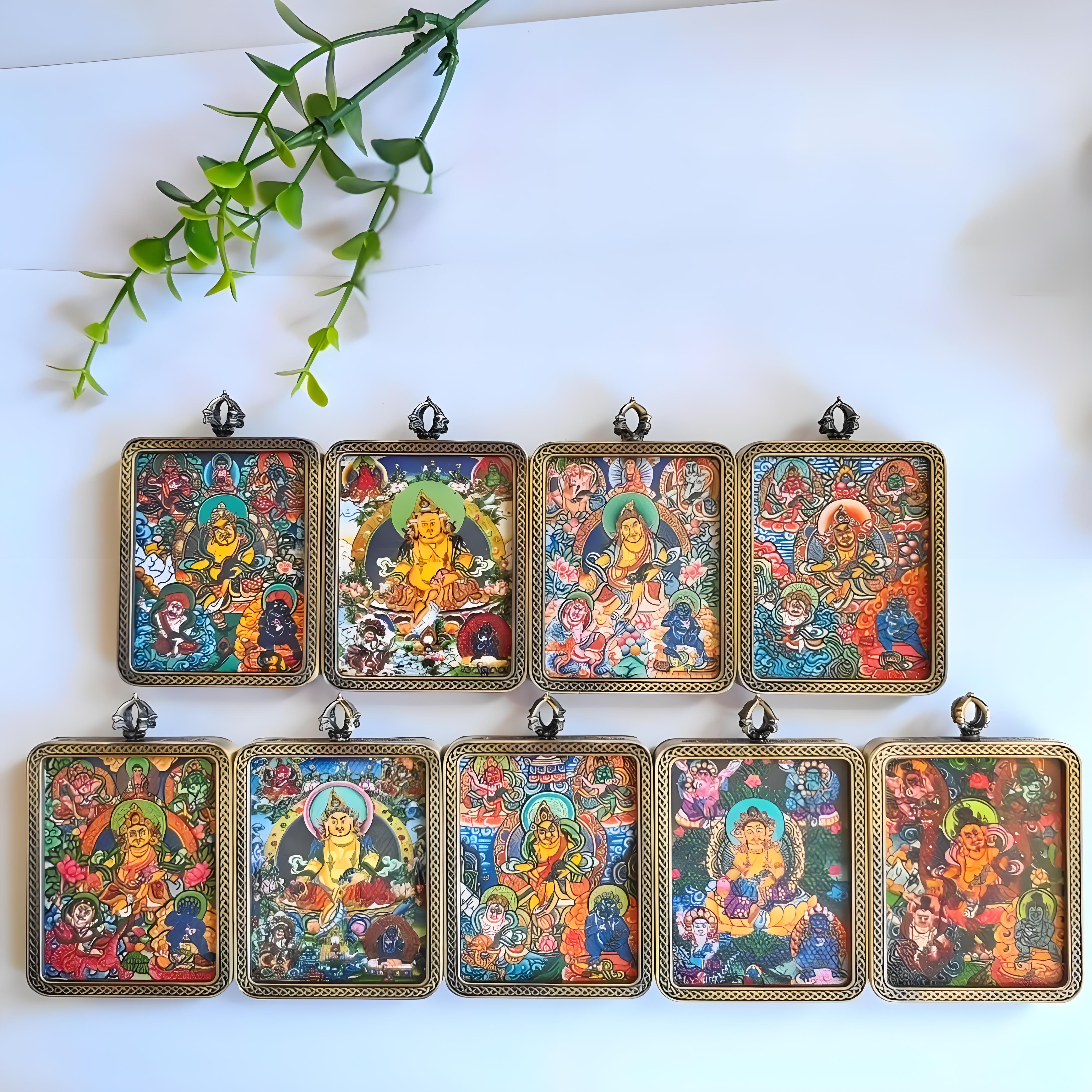 Five Wealth Gods Thangka | 5 Dzambhalas