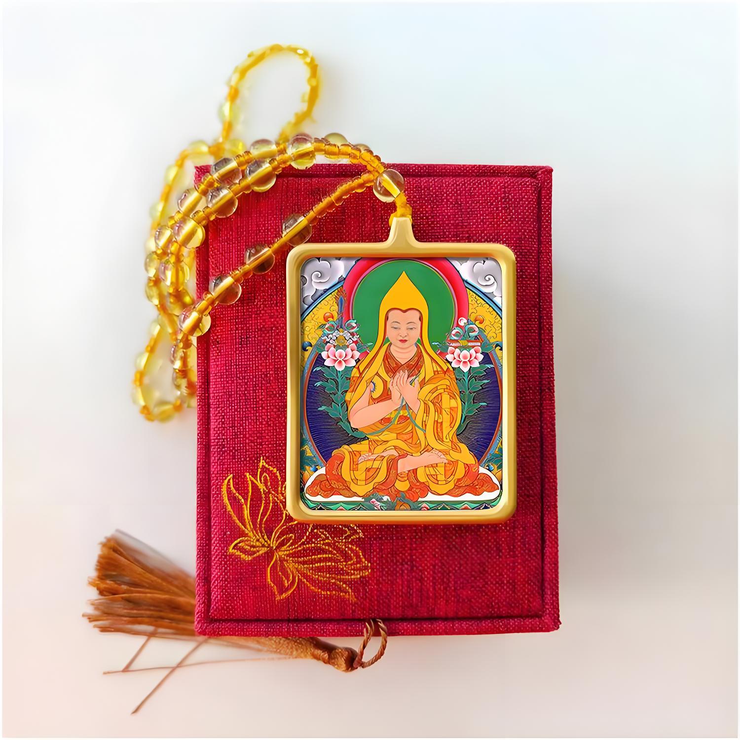 Tsongkhapa Thangka: Hand-Painted Tibetan Buddhist Art