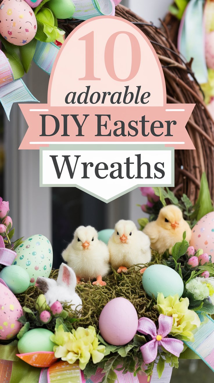 10 Adorable DIY Easter Wreaths That'll Bring Spring Inside Your Home!