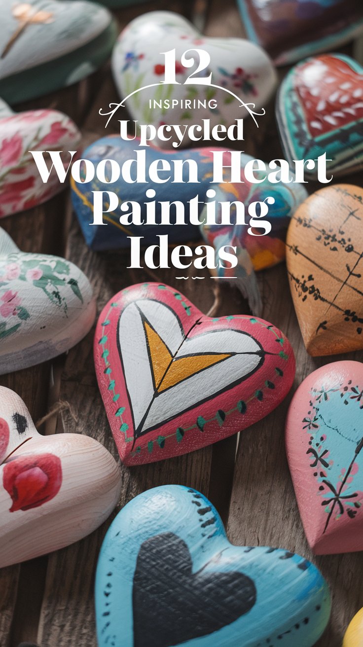 12 Inspiring Upcycled Wooden Heart Painting Ideas You Need to Try (Number 10 Will Shock You!)