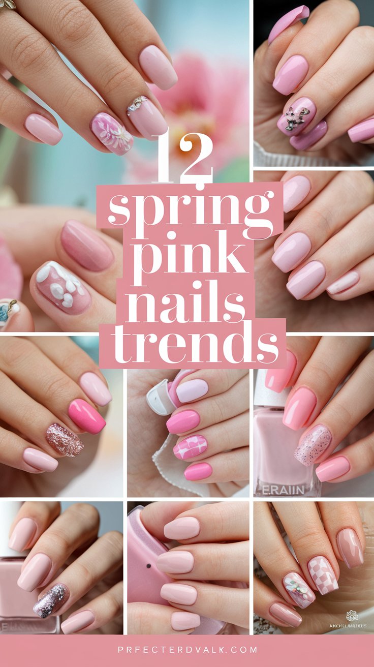 12 Spring Pink Nails Trends That Will Make You Feel Like a Flower (Don't Miss #10!)
