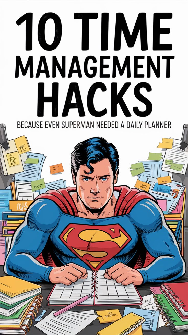 10 Time Management Hacks: Because Even Superman Needed a Daily Planner