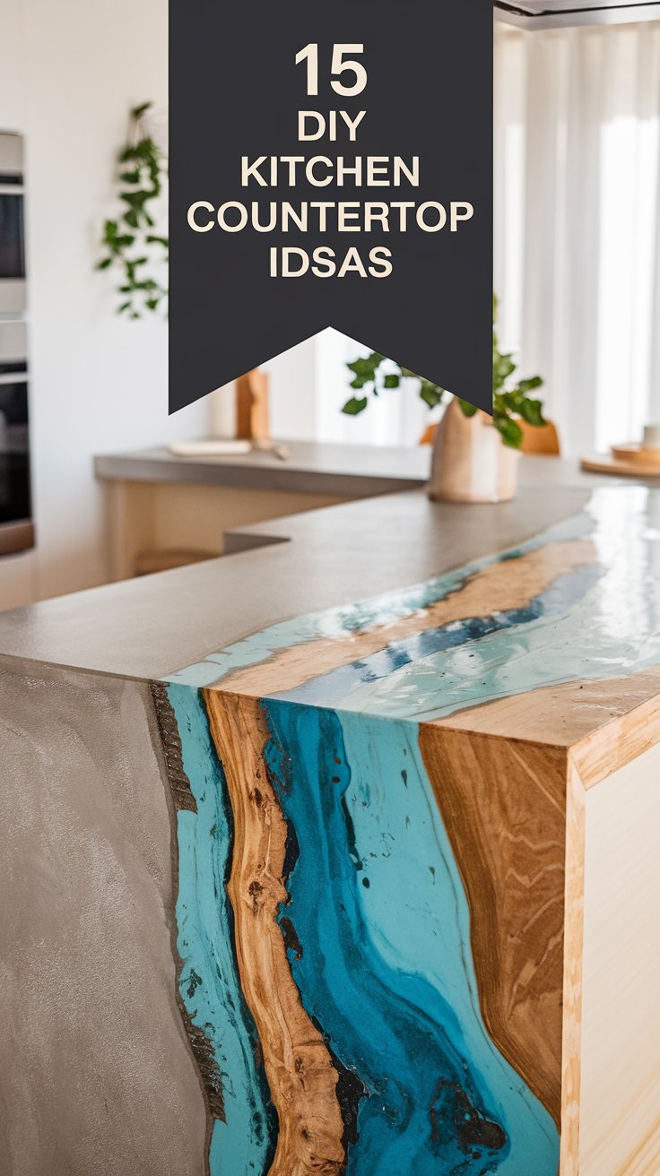 15 DIY Kitchen Countertop Ideas That Are Surprisingly Easy