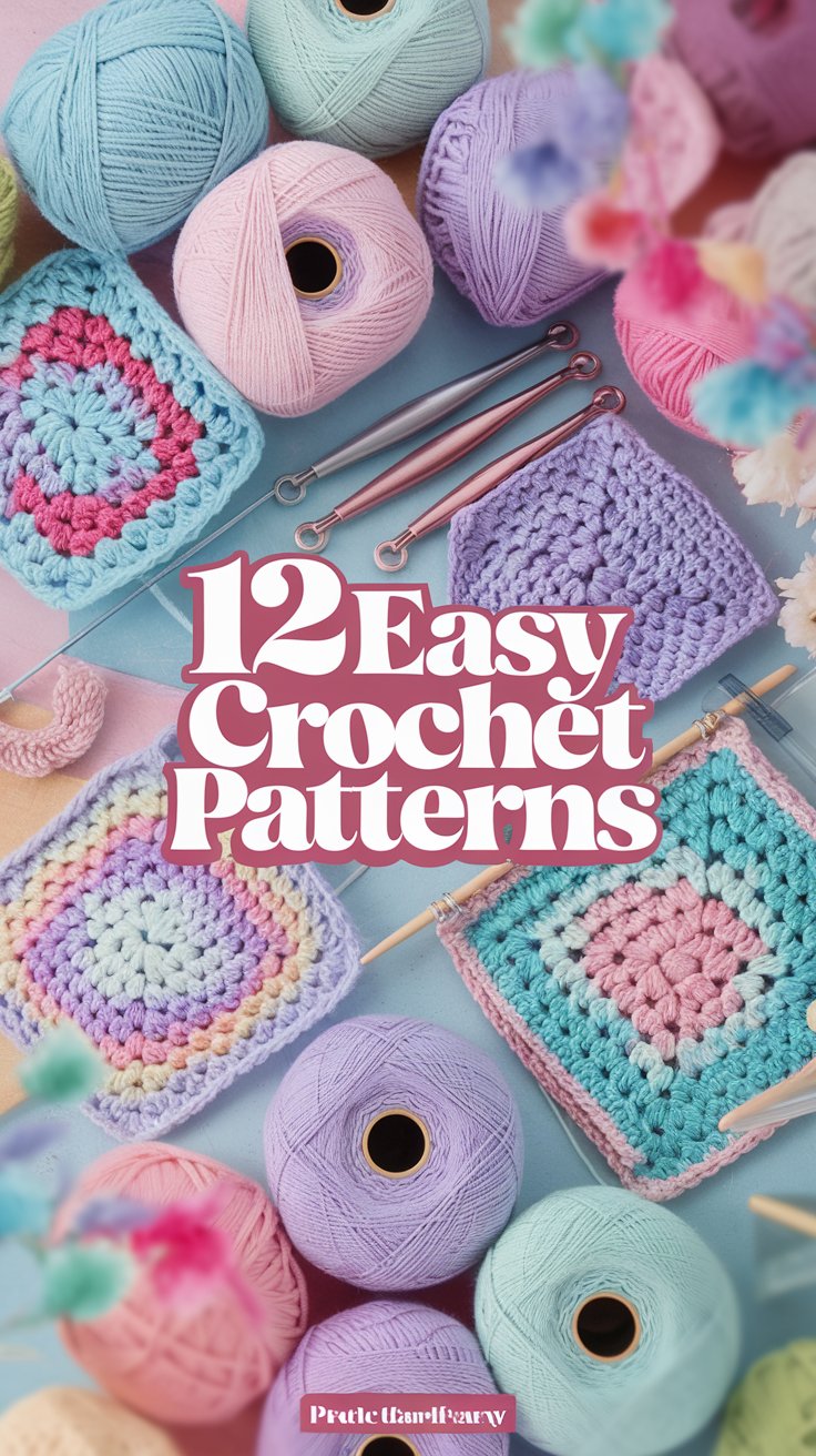 12 Easy Crochet Patterns That'll Make You Say "I Can Do This!"