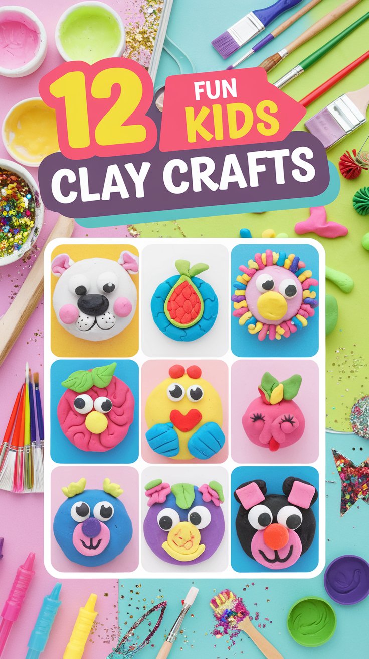 12 Fun Kids Clay Crafts That Will Keep Your Little Ones Entertained for Hours!