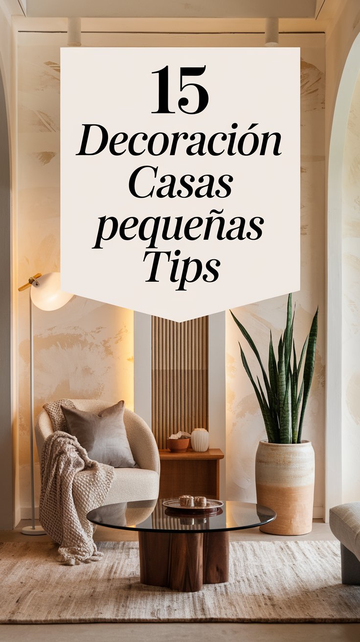 15 Decoración Casas Pequeñas Tips That Will Make You Fall in Love with Tiny Spaces!