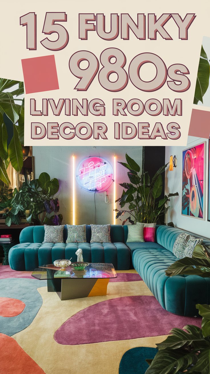 15 Funky 1980s Living Room Decor Ideas You’ll Wish You Knew Sooner!