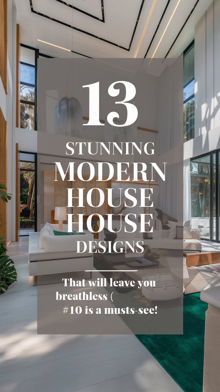 13 Stunning Modern House Designs That Will Leave You Breathless (#10 Is a Must-See!)