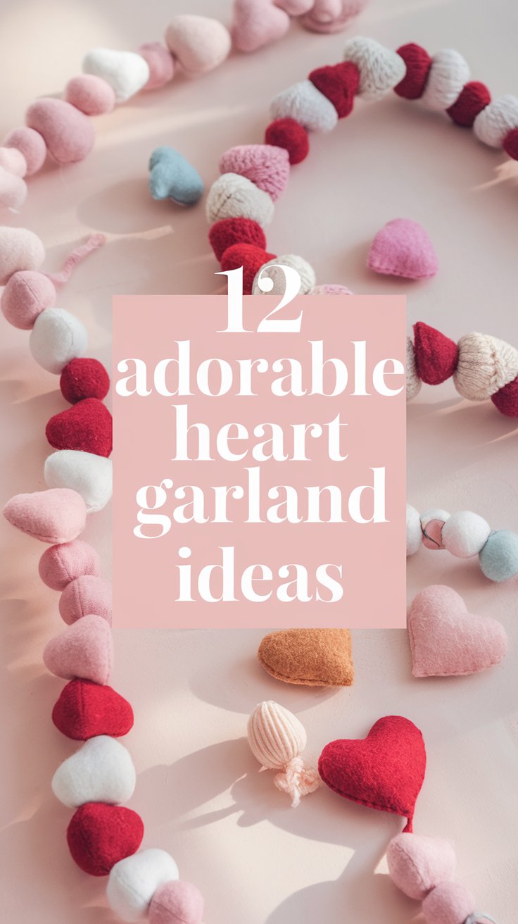 12 Adorable Heart Garland Ideas That Will Make Your Home Overflow with Love!