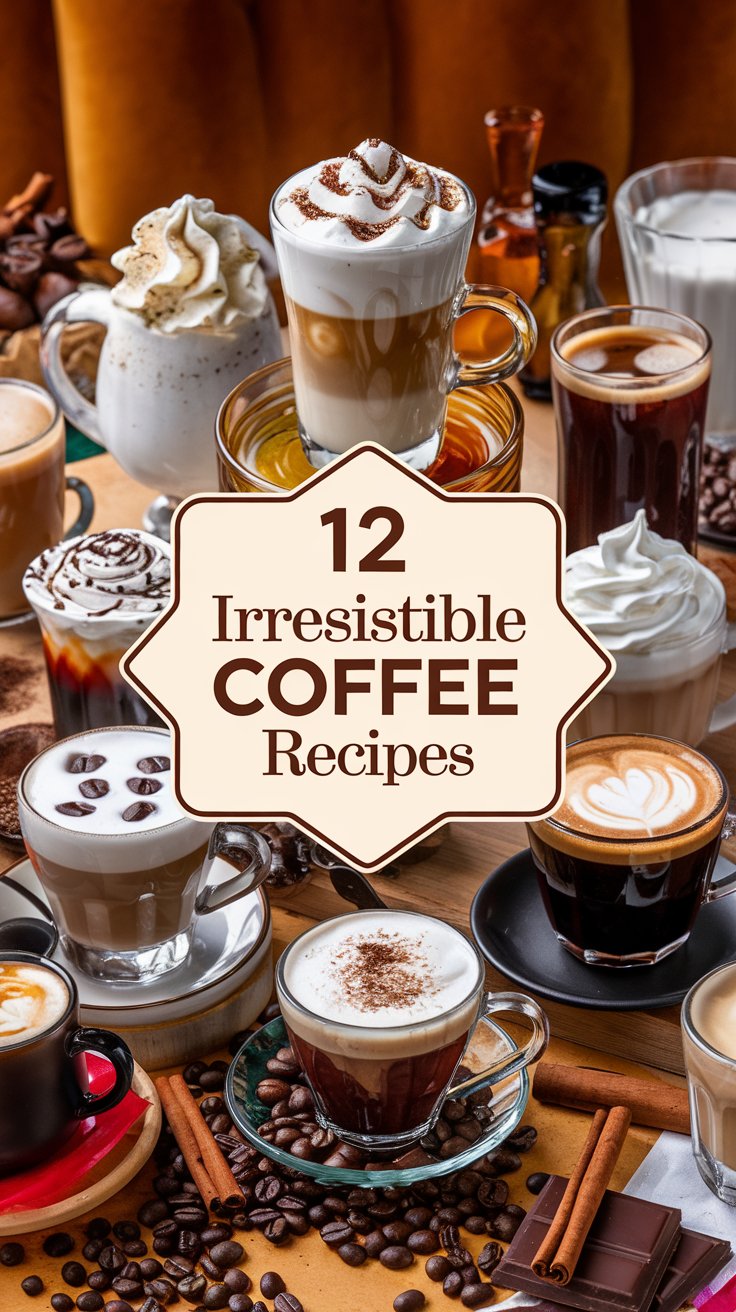 12 Irresistible Coffee Recipes That'll Make Every Sip a Dream Come True!
