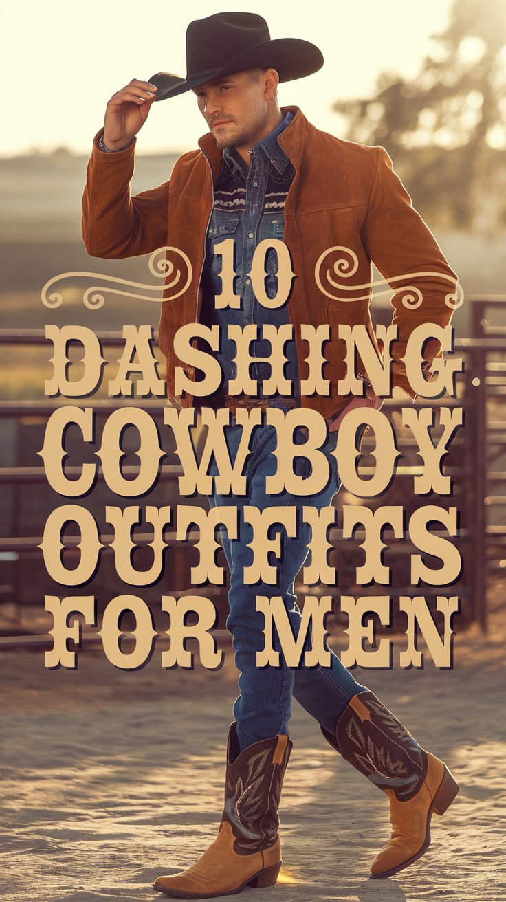 10 Dashing Cowboy Outfits for Men That'll Turn Heads at Any Rodeo!