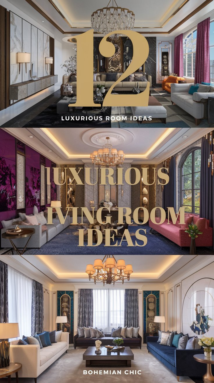 12 Luxurious Living Room Ideas That Will Leave Your Guests Speechless!