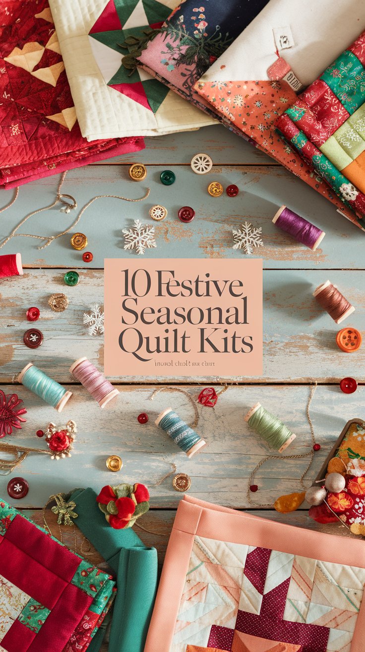 10 Festive Seasonal Quilt Kits That Will Brighten Up Your Home This Year!