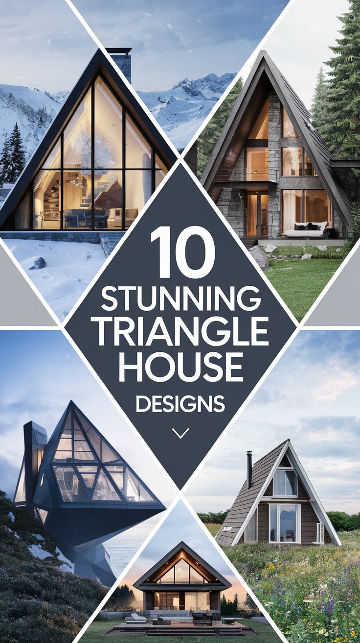 10 Stunning Triangle House Designs That Will Change How You Think About Architecture!