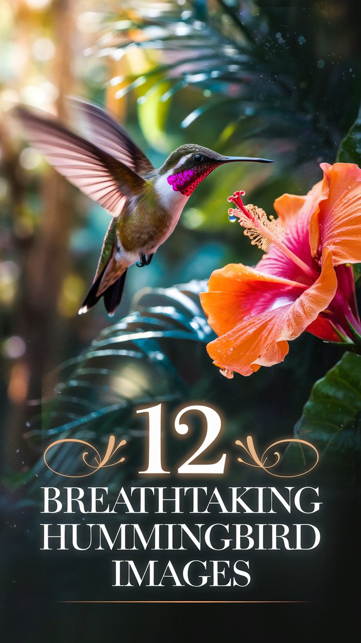 12 Breathtaking Hummingbird Images That Will Transform Your Garden into a Wildlife Paradise