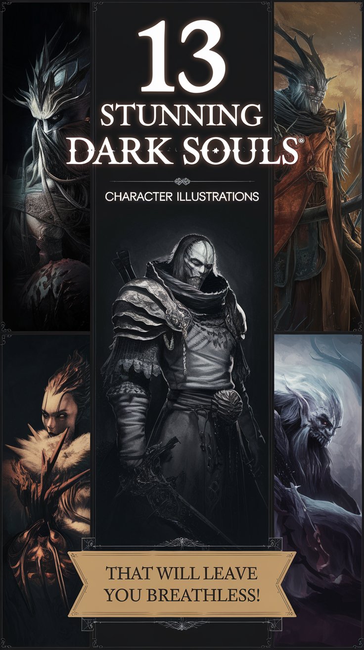 13 Stunning Dark Souls Character Illustrations That Will Leave You Breathless!