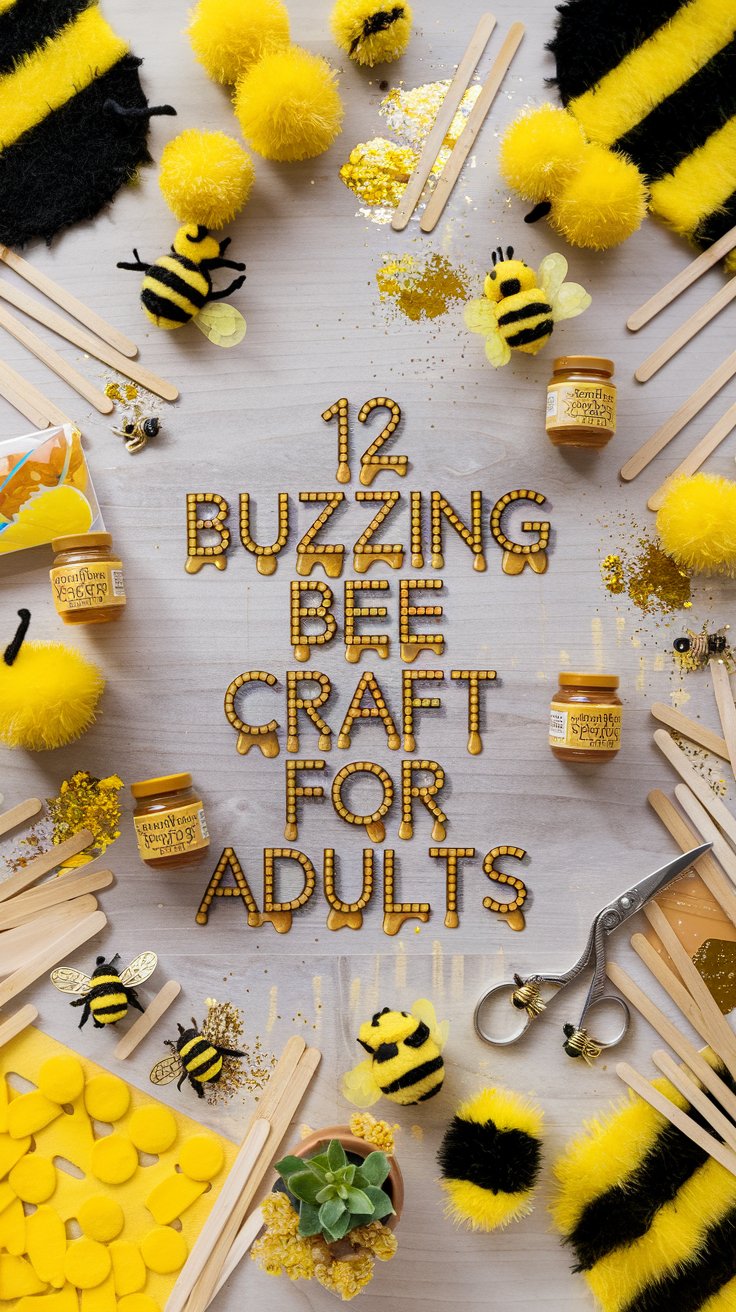 12 Buzzing Bee Crafts for Adults: DIY Jewelry That Will Make You Shine!