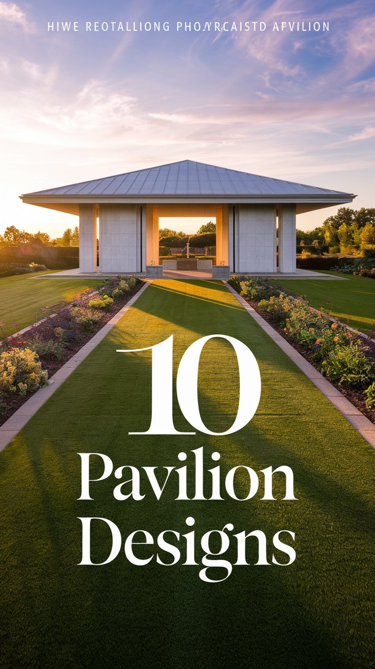 9 Pavilion Landscaping Designs That Will Elevate Your Outdoor Experience!