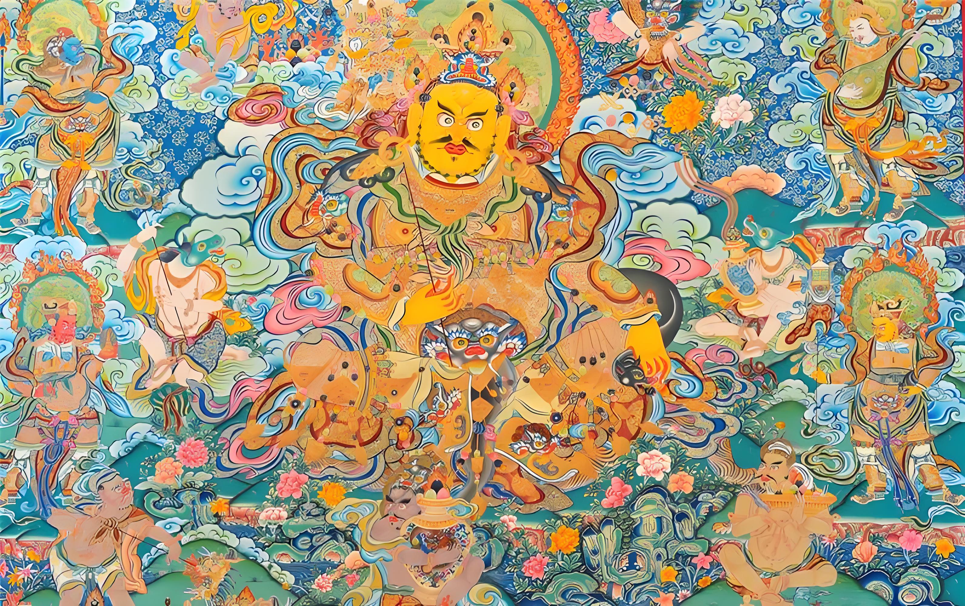 财宝天王心咒(梵语) | 毗沙门天王心咒 | 发财咒 | 财富增长