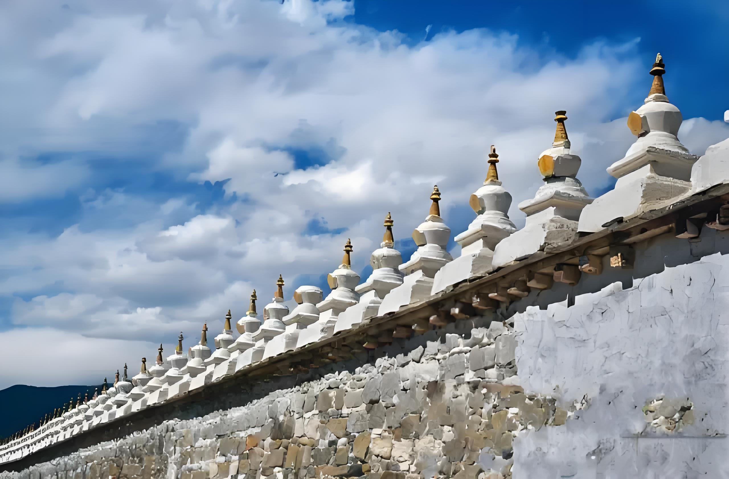 Samye Monastery Stupa, Tibet