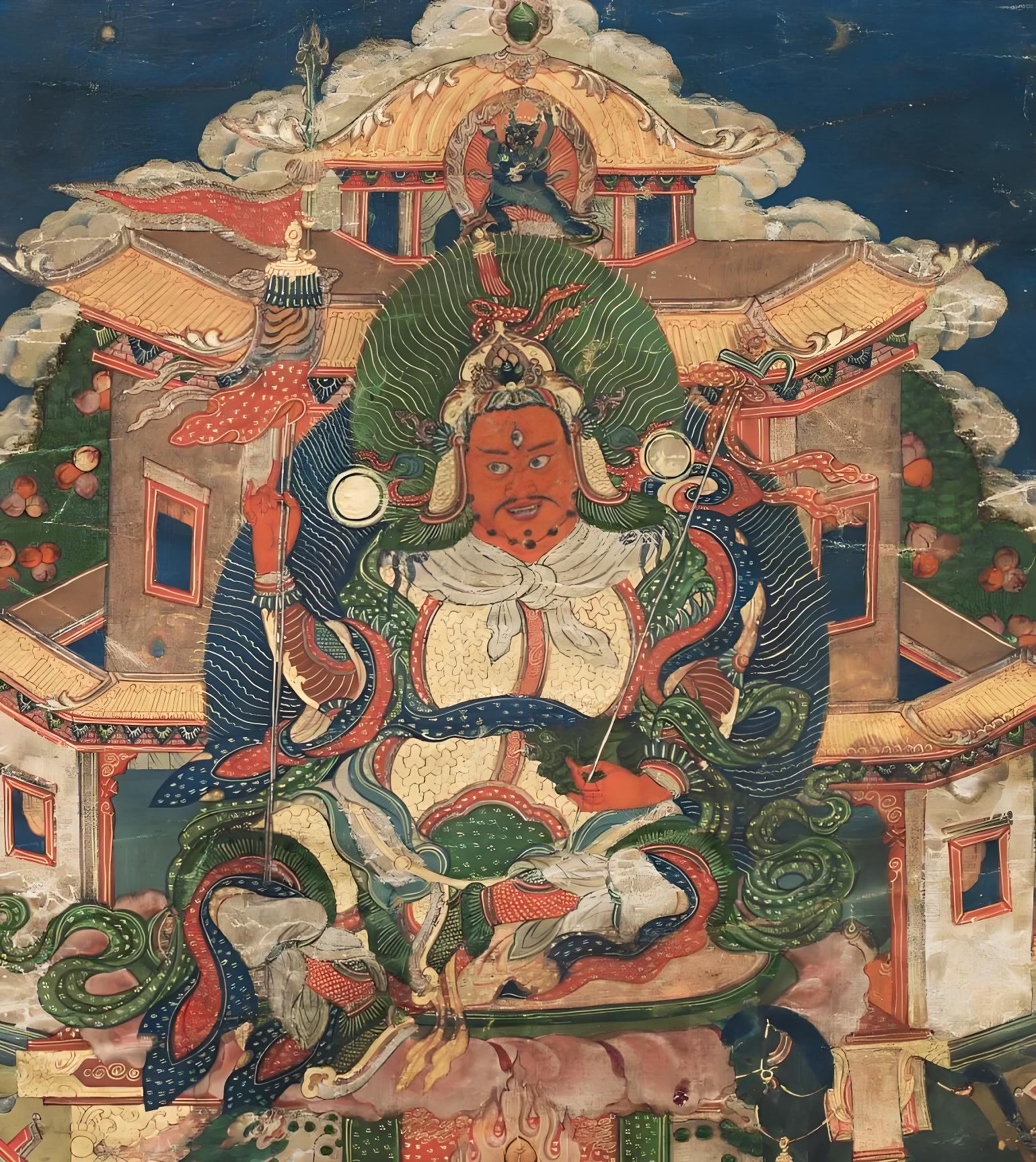 财宝天王（持矛幢钩）