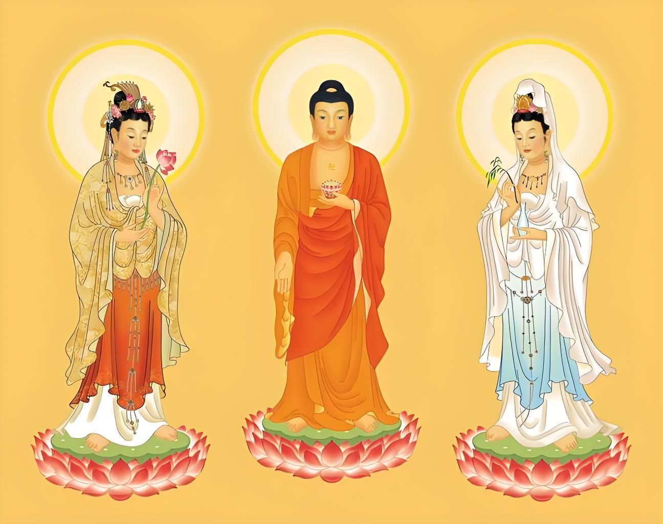 Buddha and Bodhisattva