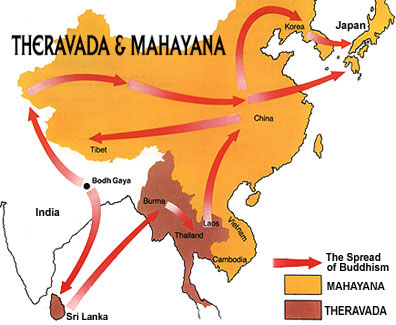 The Spread of Theravada Buddhism