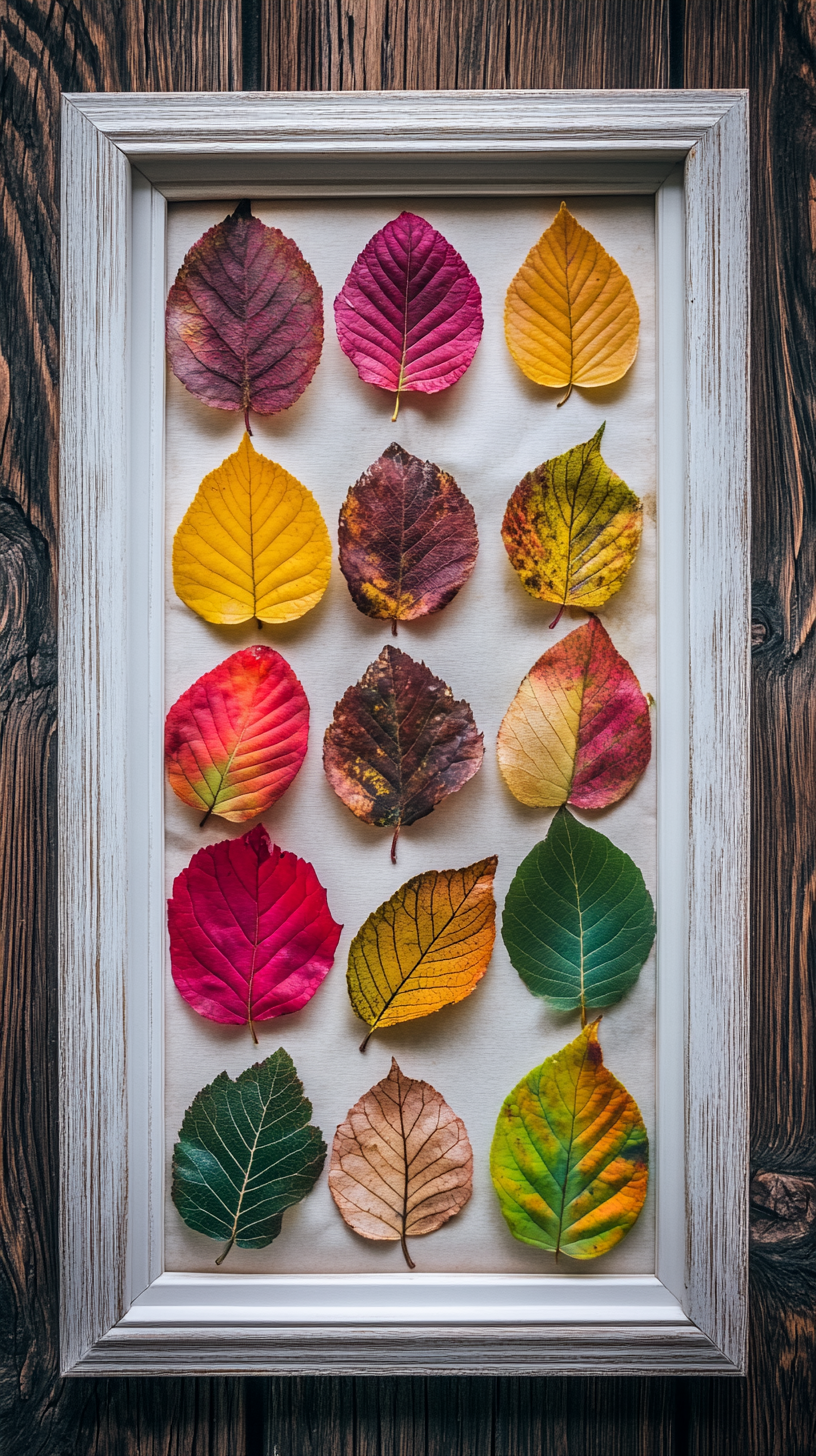 Leaf-Pressed Wall Art