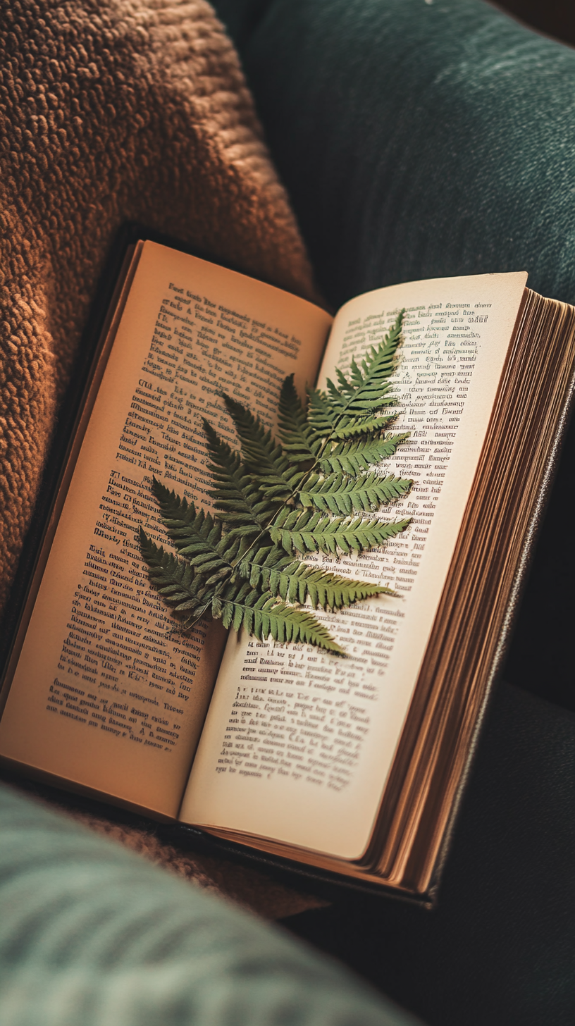 Pressed Fern Bookmark