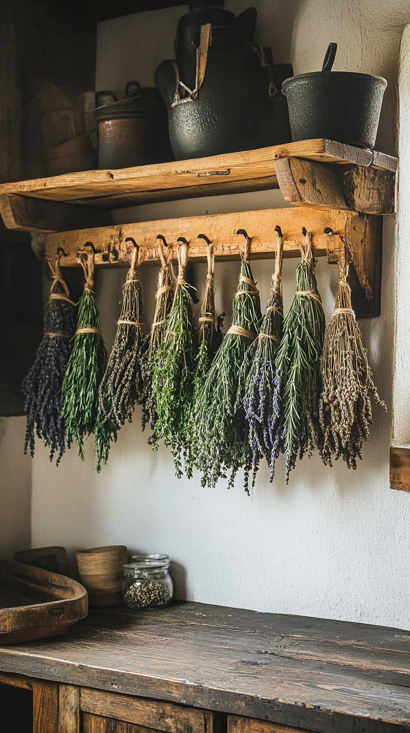 Herb Drying Rack