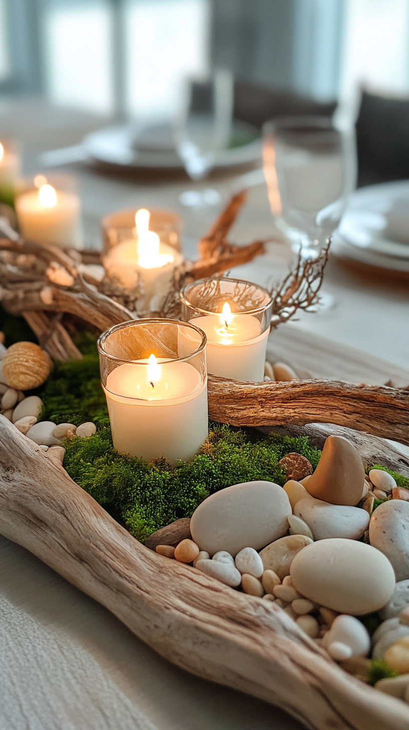 Driftwood Candle Holders
