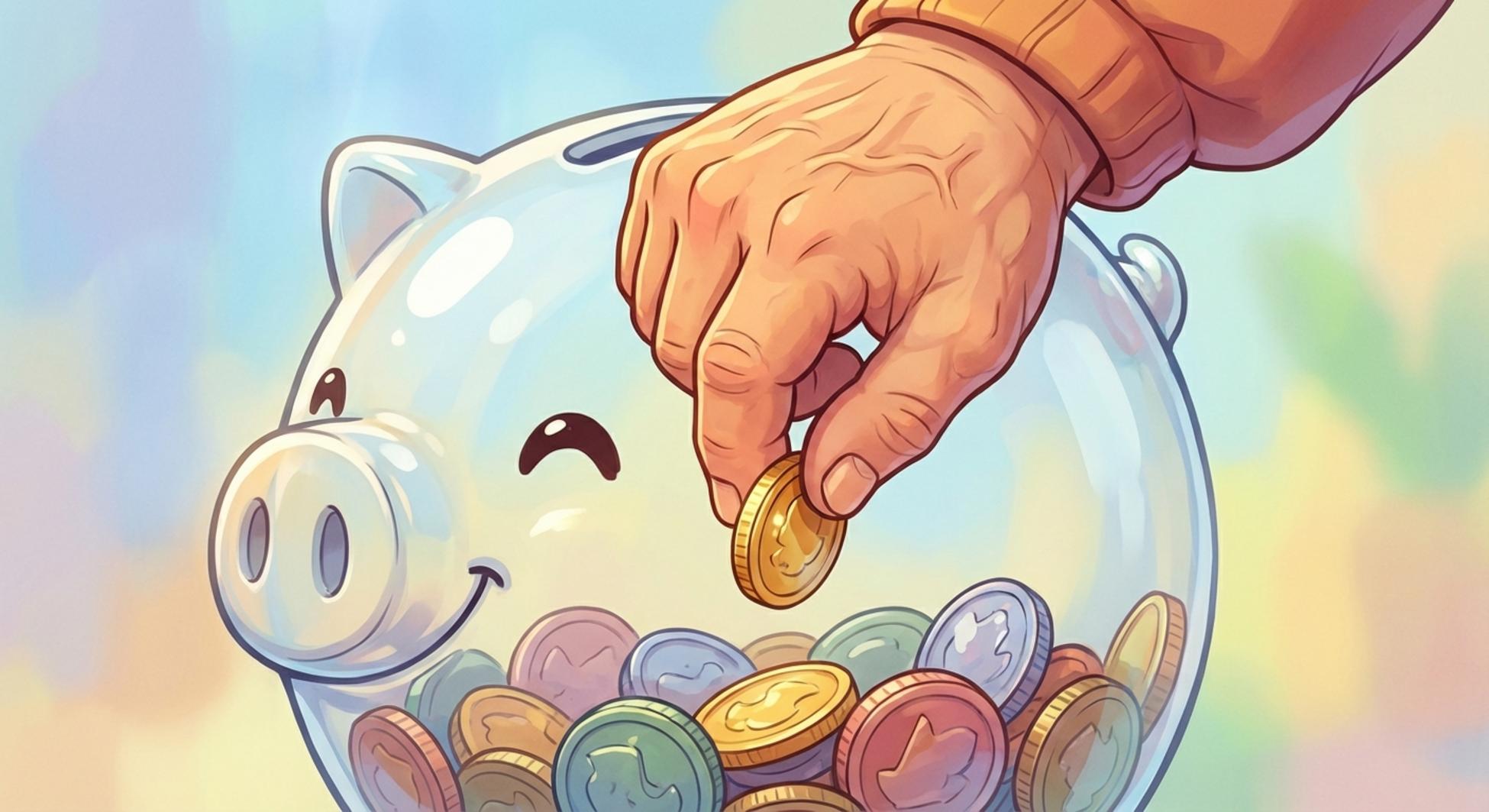 연금 계좌에서 돈을 순서대로 인출하는 모습