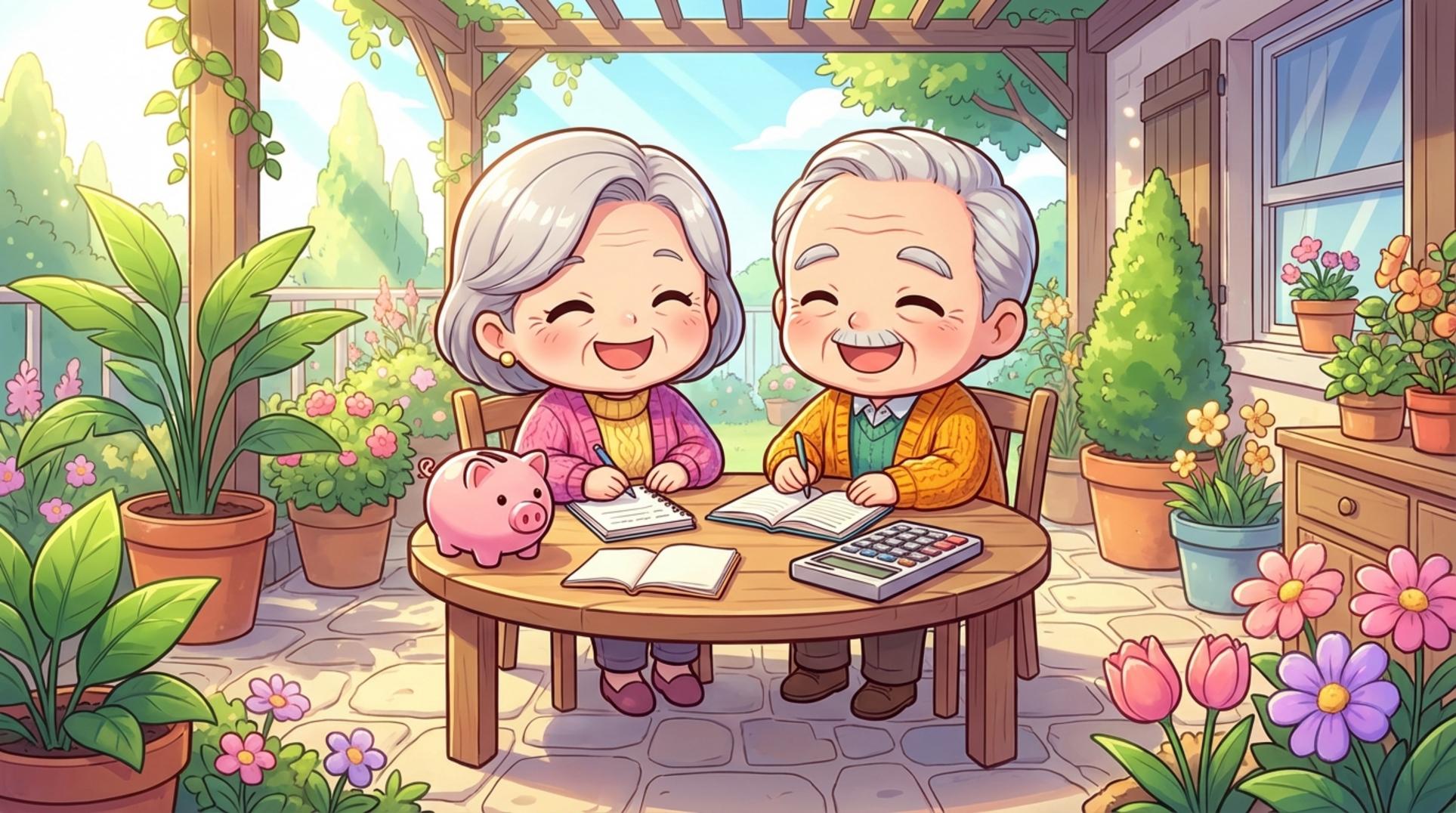 은퇴자금을 현명하게 설계하는 노부부