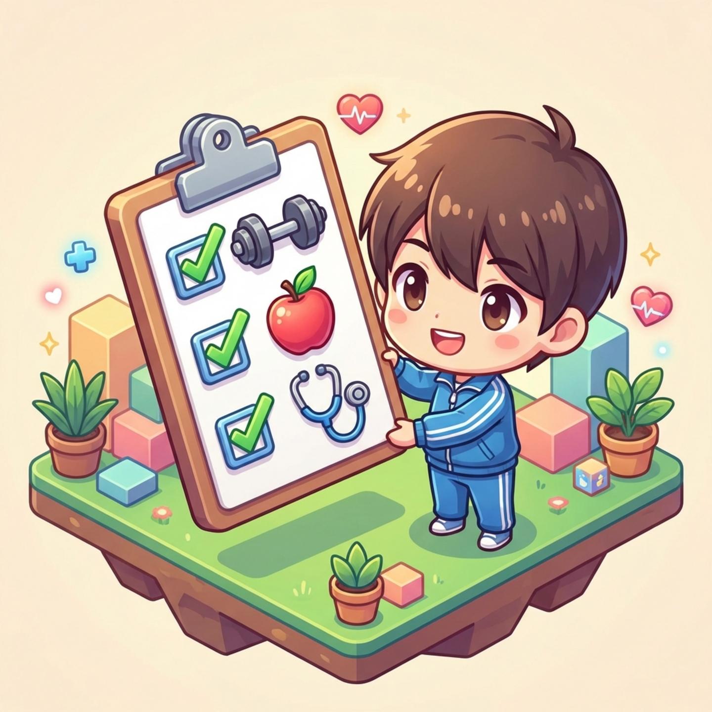 50대 건강 관리를 위한 핵심 실천 사항 인포그래픽