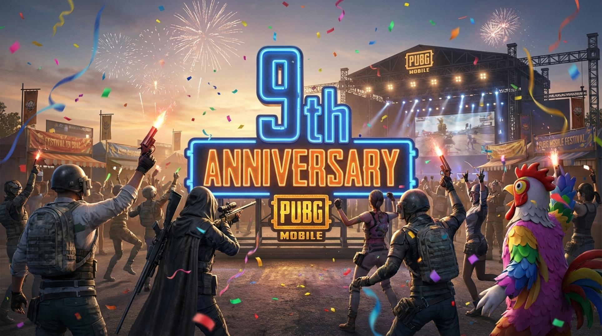 배틀그라운드 9주년 기념 페스티벌 공식 아트워크