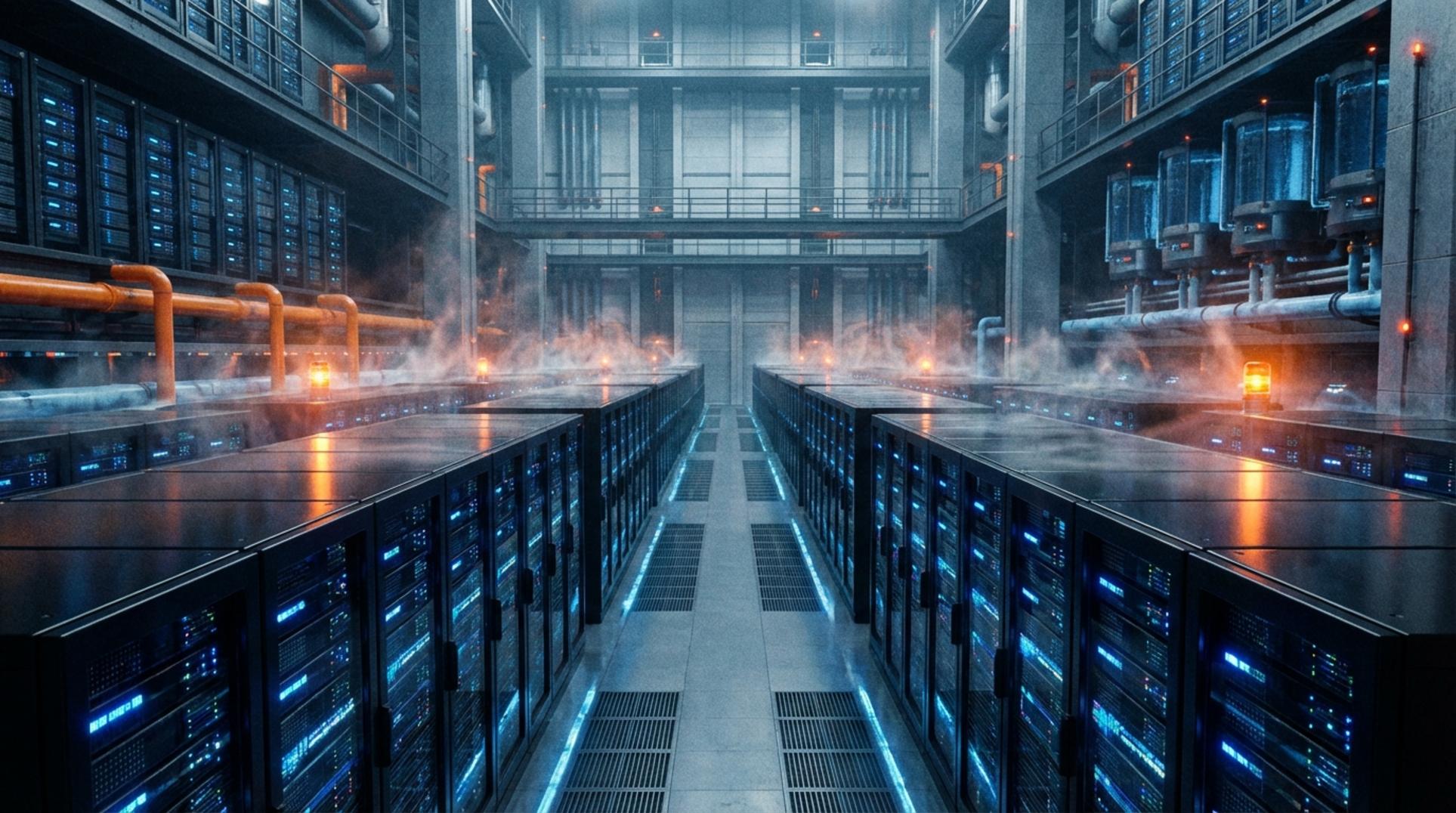 엄청난 전력을 소비하는 AI 데이터센터의 내부 모습