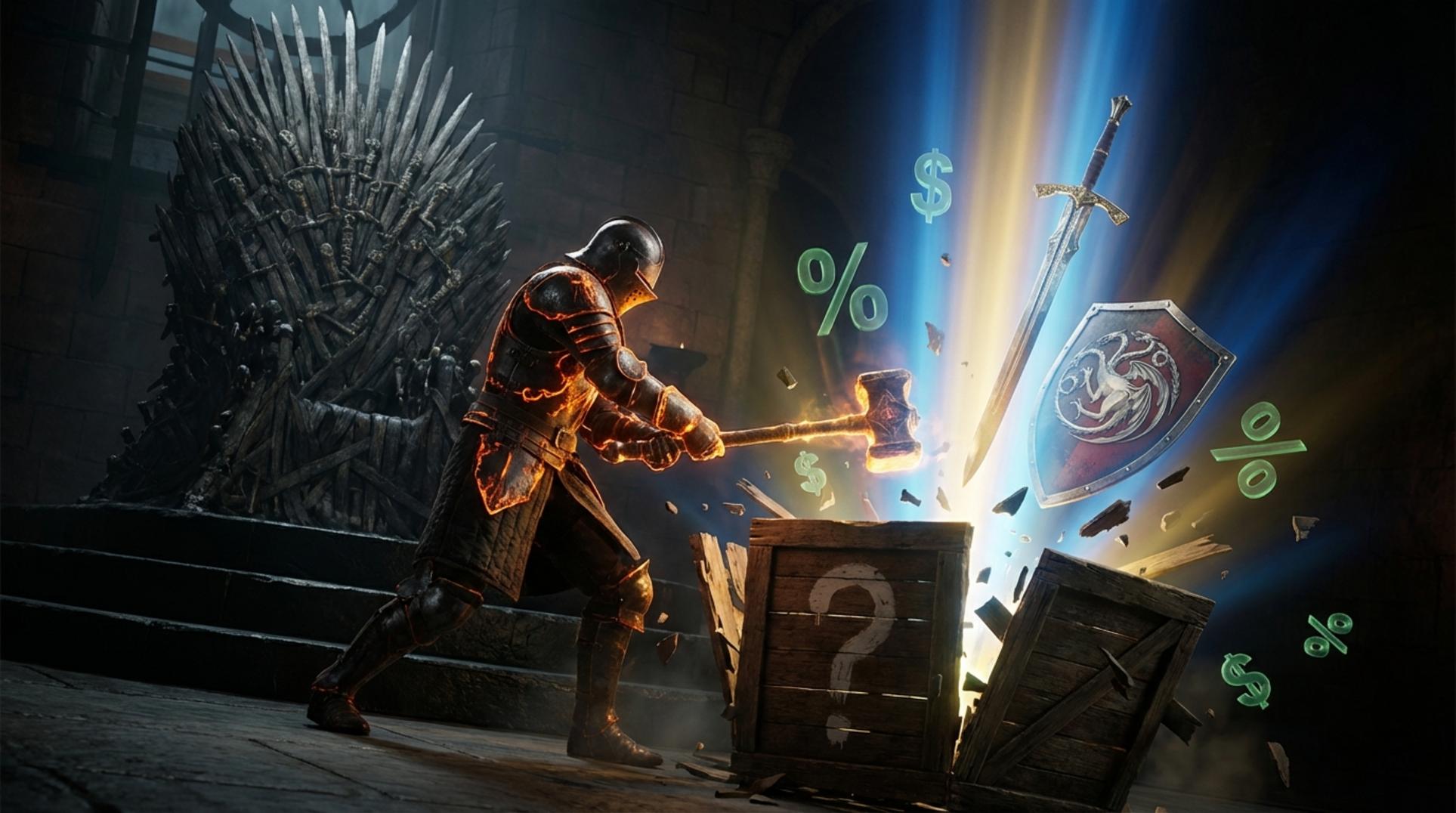 넷마블 왕좌의 게임 확률형 아이템 폐지를 상징하는 이미지