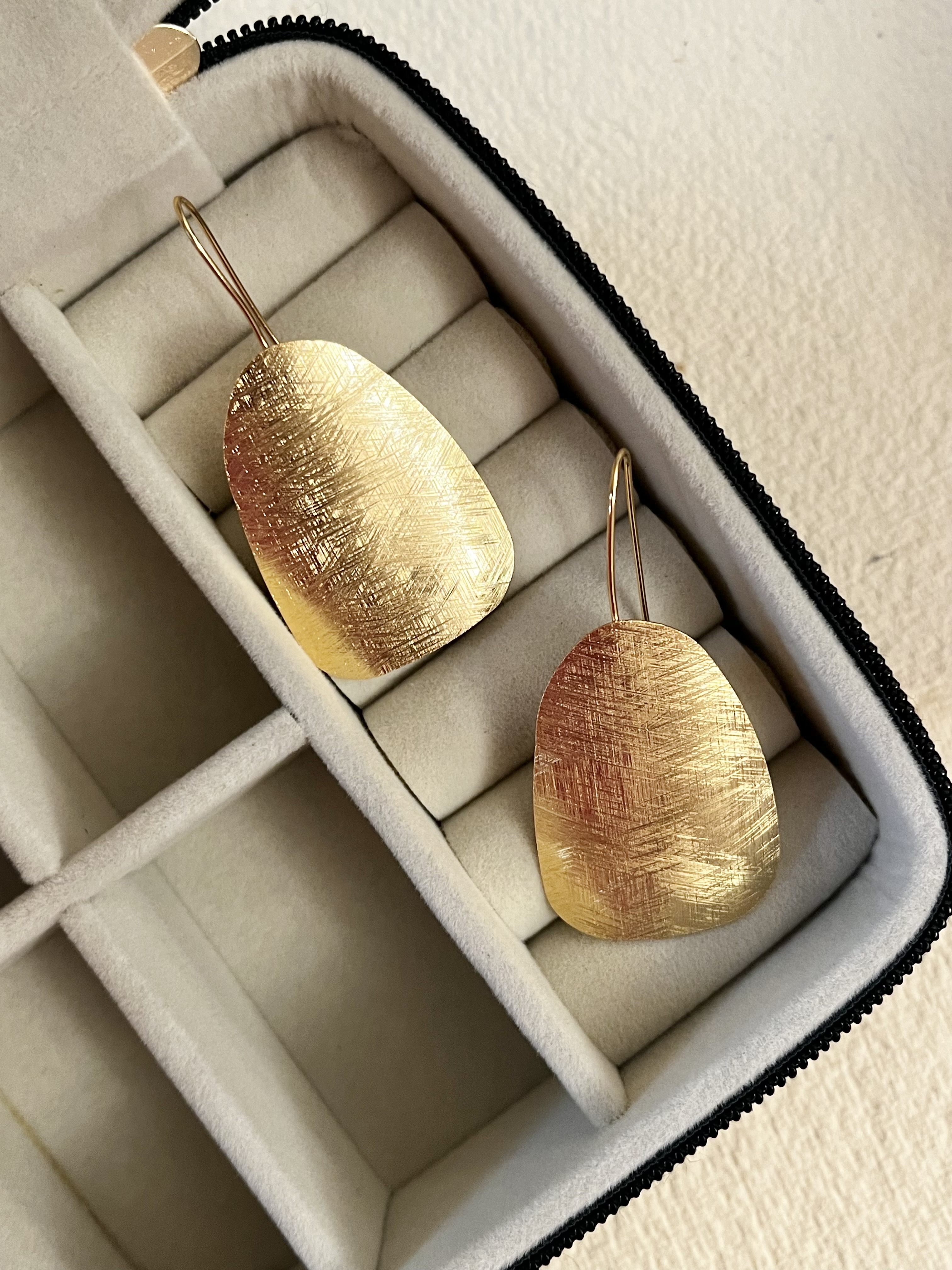 Lightweight Brass Earrings