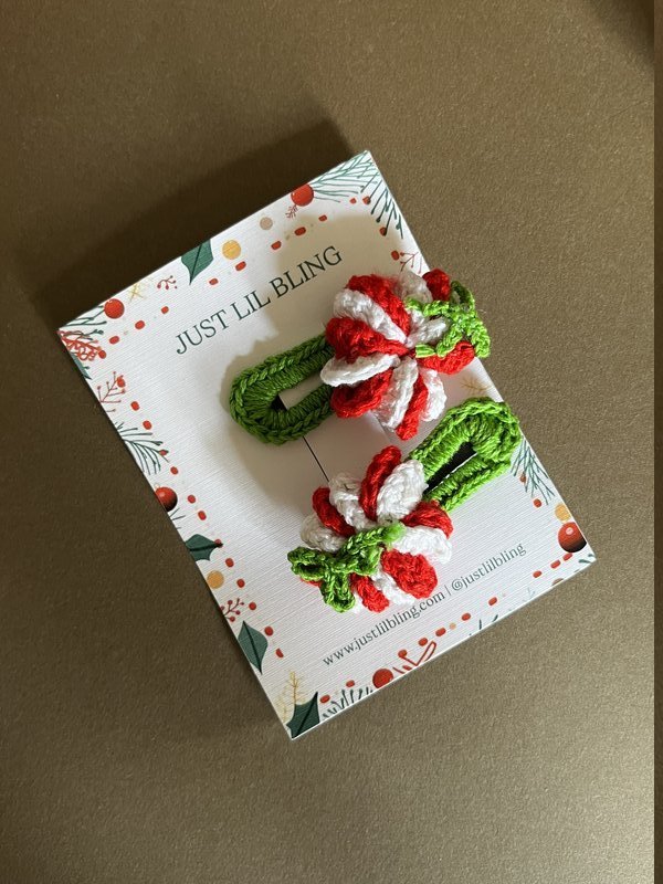 Snowflake Snap Clip (Pair)