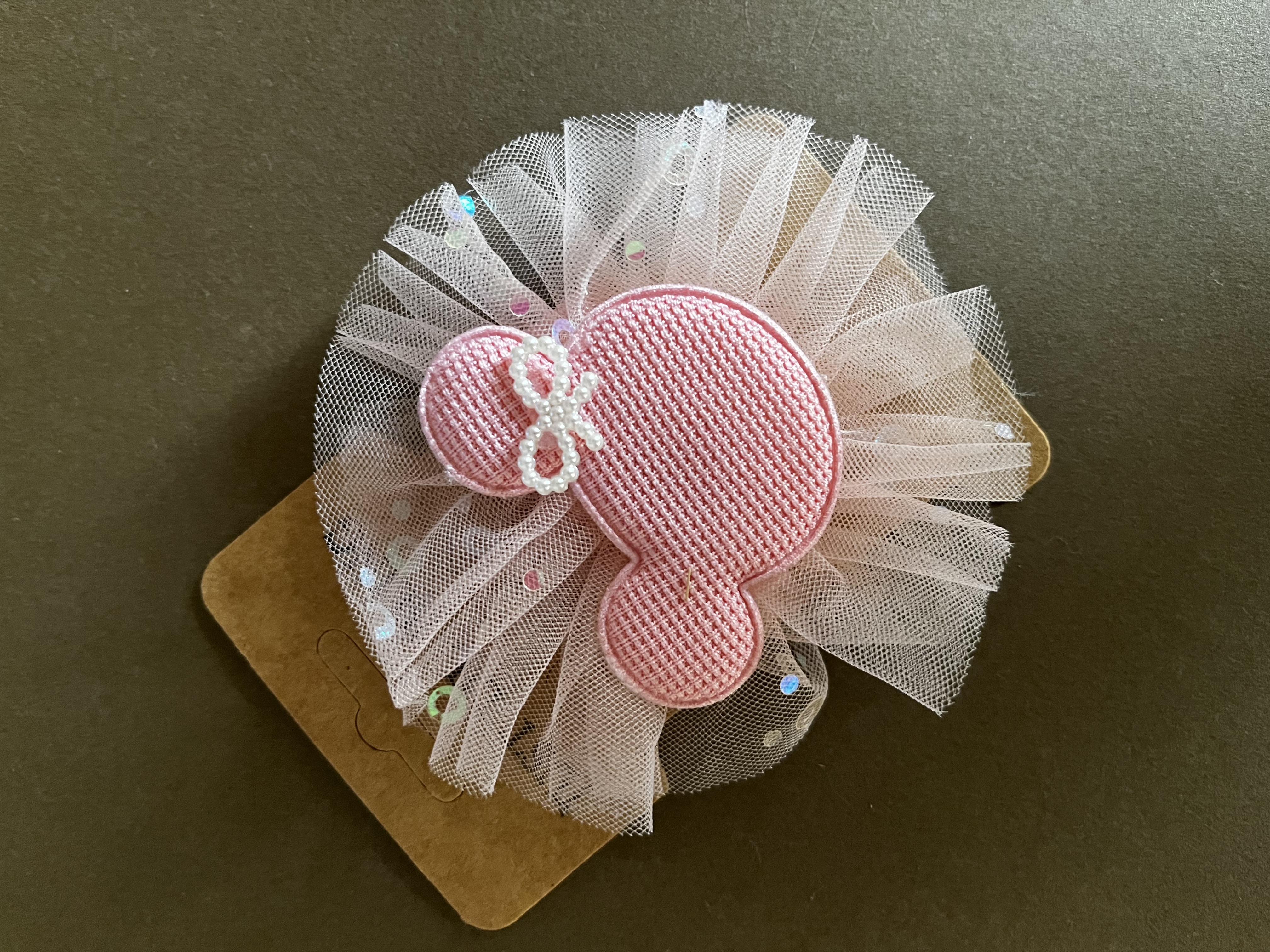 Minnie Mouse Aligator Clip (Single)