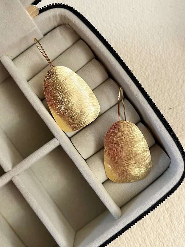 Lightweight Brass Earrings