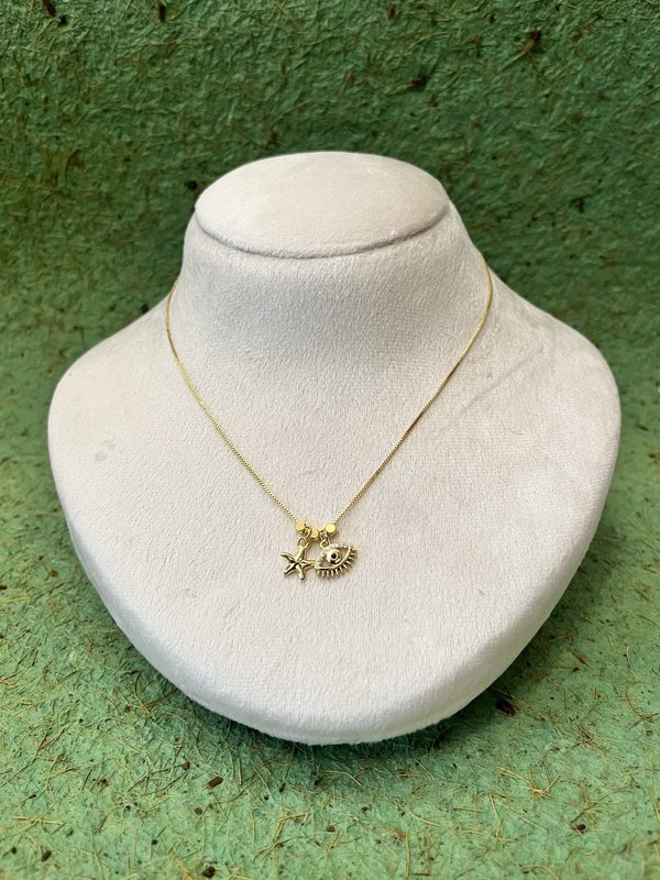 Evil Eye With Star Necklace