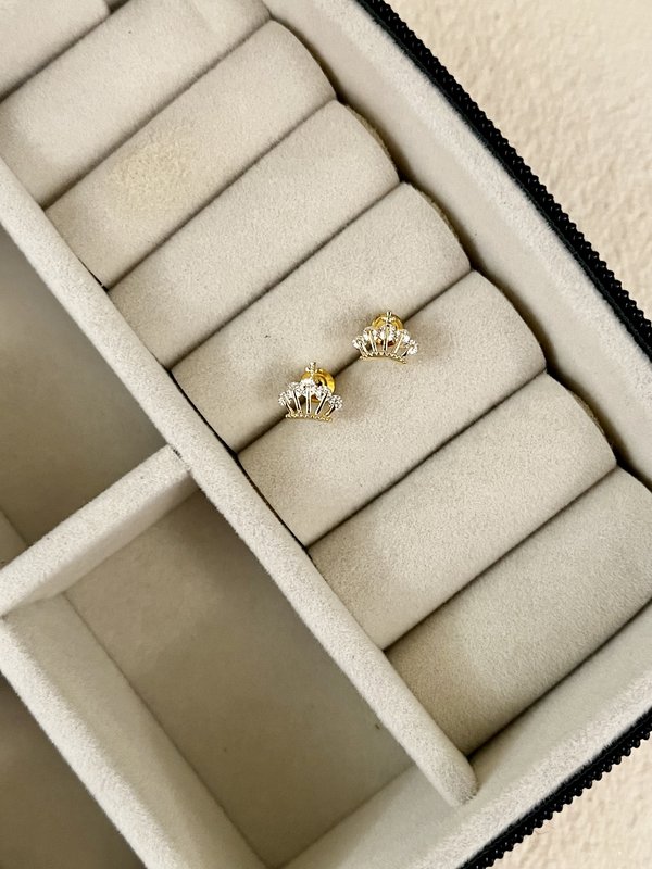 Princess Crown Studs