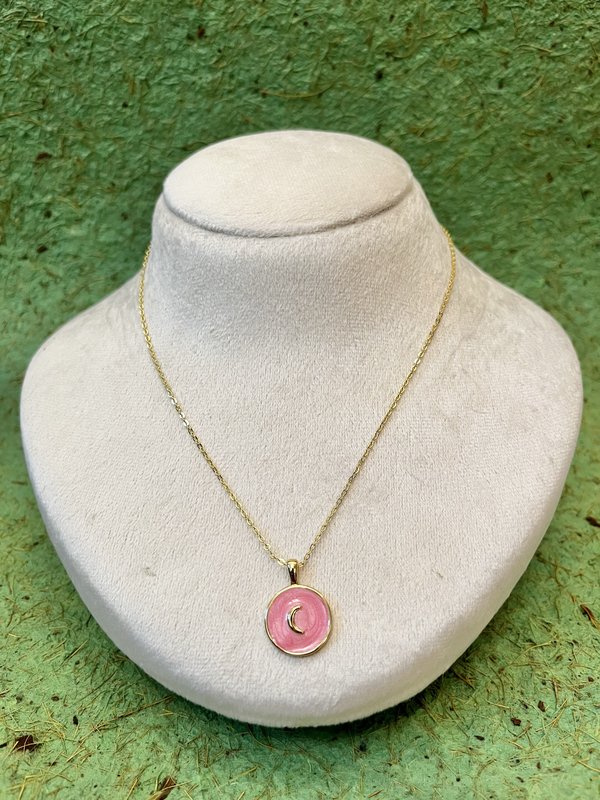 Pink Moon Necklace 