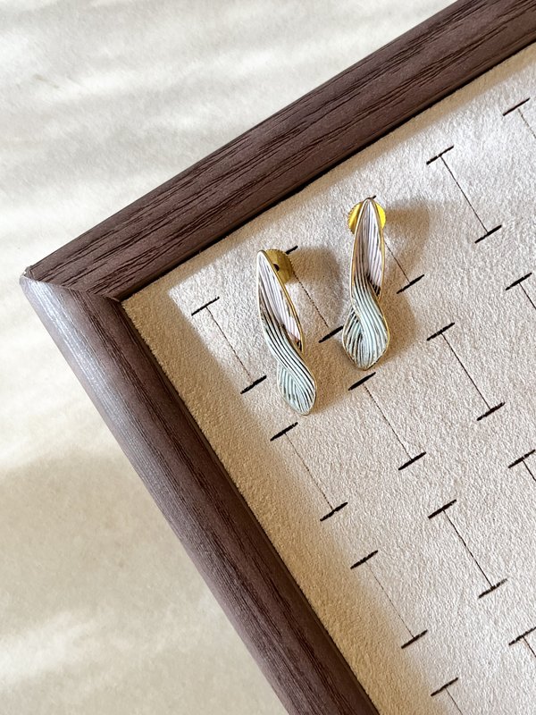 Baby Blue & Pink Earrings