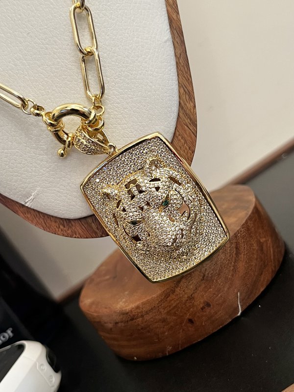 Chunky Lion Necklace ( Gold & Silver)