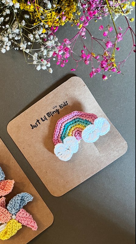 Rainbow Aligator Clip