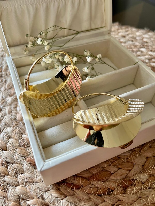 Chunky Textured Hoops