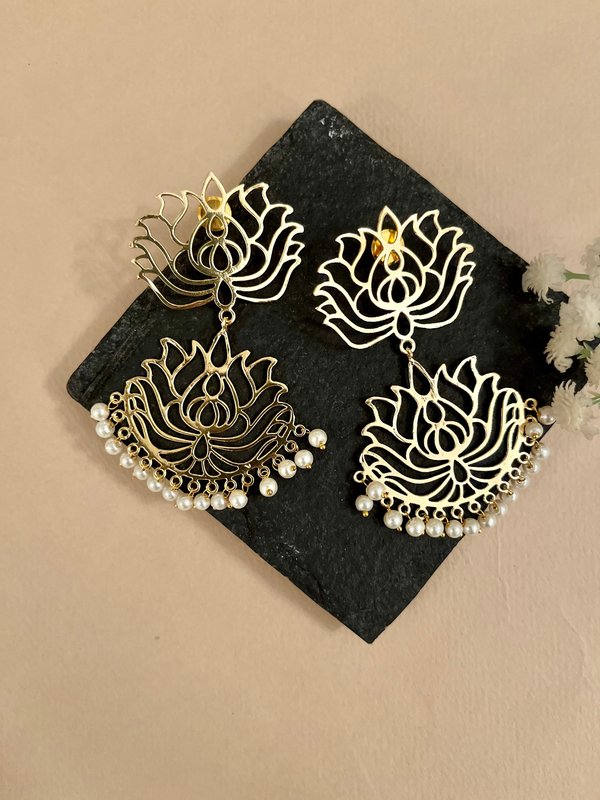 Lotus Earrings