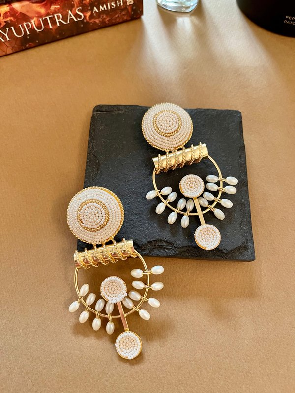 Statement Pearl Earrings